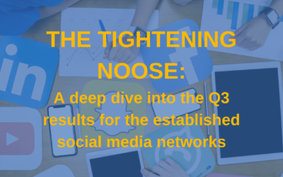 White Paper | The Tightening Noose: A deep dive into the Q3 results for the established social media networks